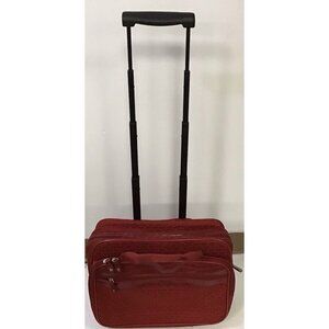 15" Rolling/Locking Carry-On or Briefcase Bag Red Luggage/Overnight/Work ❤️